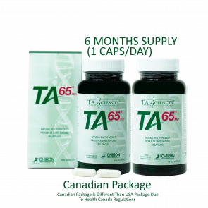 TA-65® 250 Units 90 Capsules - 6 Months Supply
